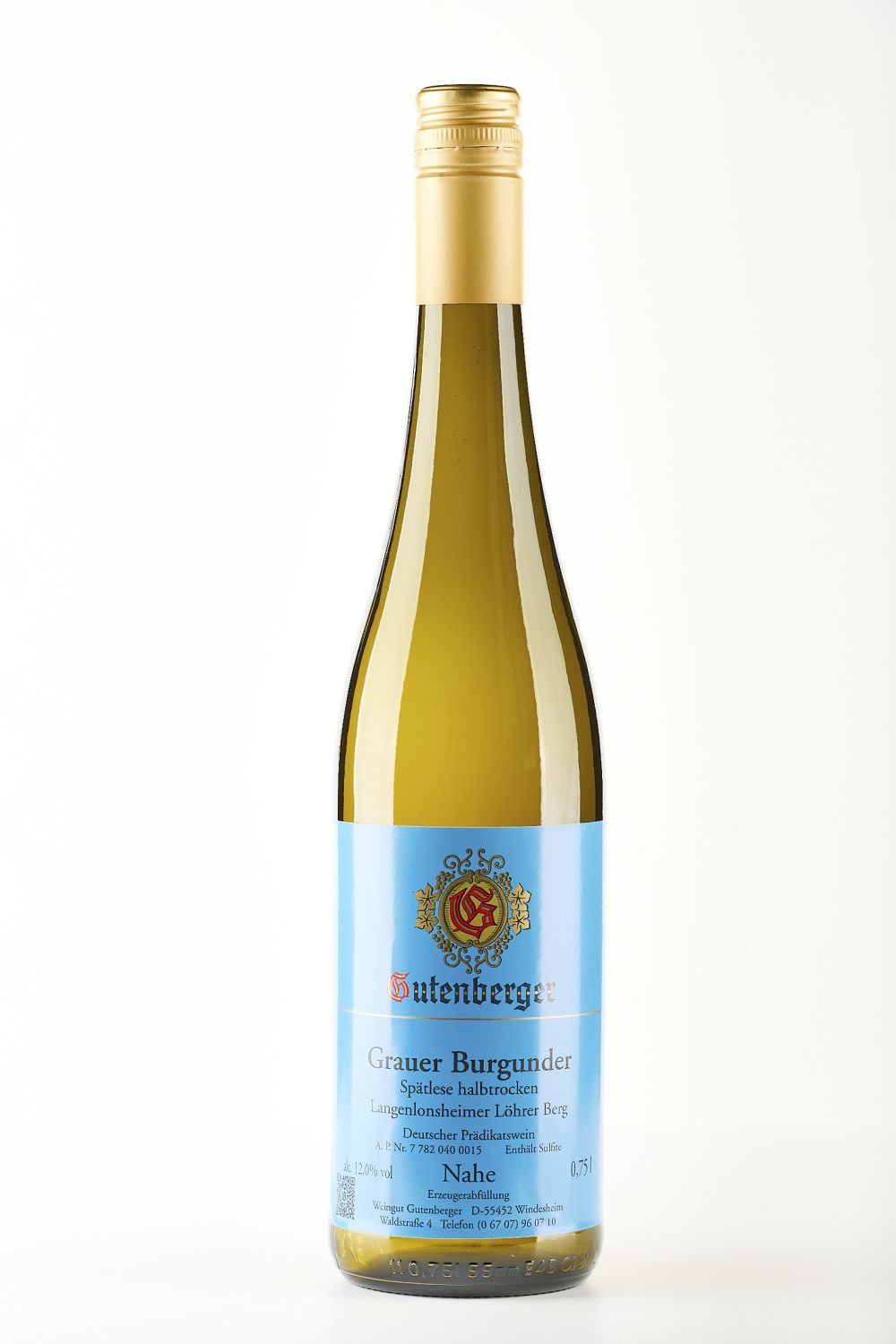 #21/1 2023er Grauer Burgunder Qualitätswein, trocken