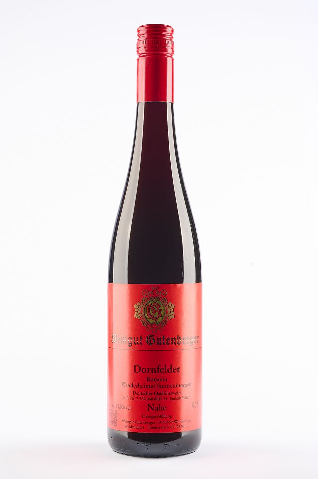 Weingut Regent Gutenberger | Windesheim, 2022er Rotwein, lieblich #16 Nahe Weinregion In